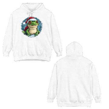 Discover Frogs Christmas Double Sided Hoodies