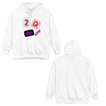 Discover Creative Typography Art with Abstract Backgrounds Double Sided Hoodies