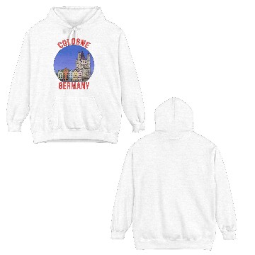 Discover Cologne Germany Double Sided Hoodies