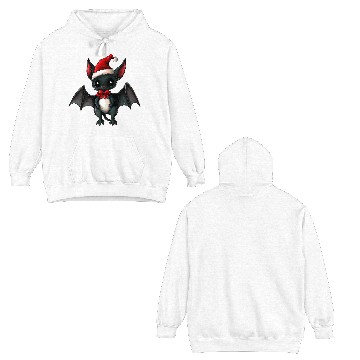 Discover Christmas bats Double Sided Hoodies