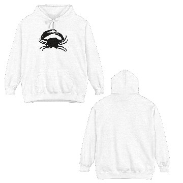 Discover DEC-8 Crab Simple Drawing Double Sided Hoodies