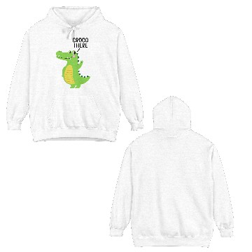 Discover Crocodile Meme Croco There Cello There Hello There Double Sided Hoodies