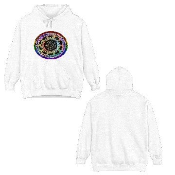 Discover The colorful elephant! Double Sided Hoodies