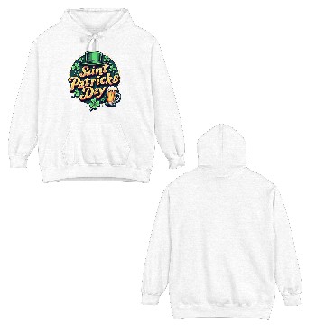Discover Saint Patrick`s Day Beer Double Sided Hoodies