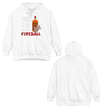Discover This Girl Needs A Fireball Double Sided Hoodies