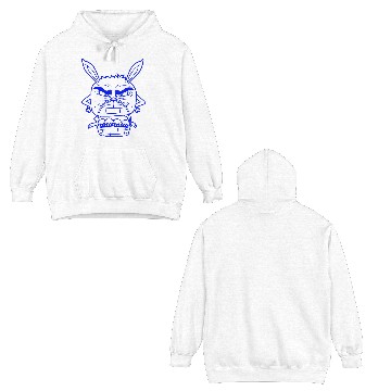 Discover Easter Bunny Eggs Basket Evil Eye Dangerous Smile Double Sided Hoodies