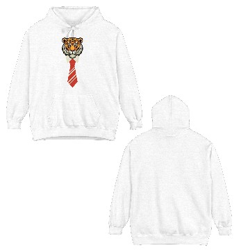 Discover Tiger Boss Stylish Tie Graphic – Power & Elegance Double Sided Hoodies