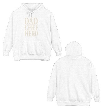 Discover Dad Chef Hero Double Sided Hoodies