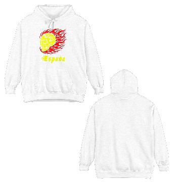 Discover Spain Skull Design Design Double Sided Hoodies