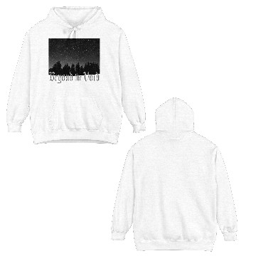 Discover Starry Night Metal Black Double Sided Hoodies