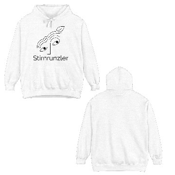 Discover Stirnrunzler Leaf (Black) Double Sided Hoodies
