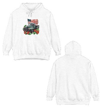Discover American Flag Double Sided Hoodies