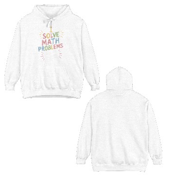 Discover Funny Math Teacher Math Student Humor Double Sided Hoodies