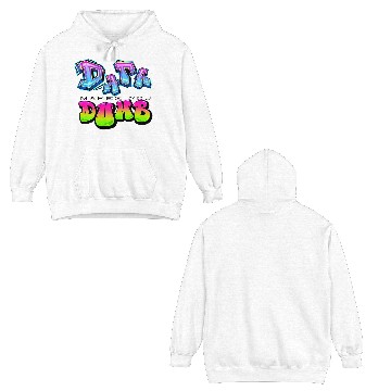 Discover DATA MAKES YOU DUMB (Graffiti) Double Sided Hoodies