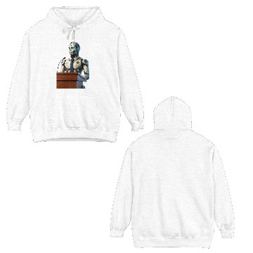 Discover Futuristic Robot President Double Sided Hoodies