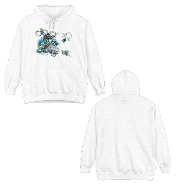 Discover Abstract Jewelry Collage Design Double Sided Hoodies