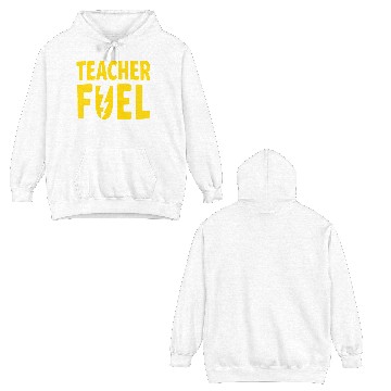 Discover Teacher Fuel - Coffee icon Double Sided Hoodies