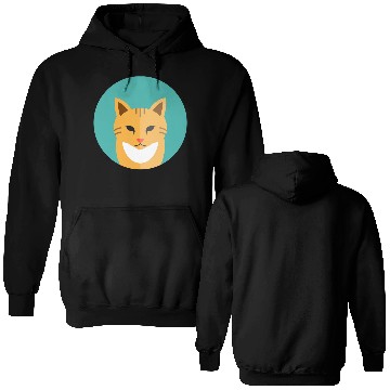 Discover brown cat Double Sided Hoodies