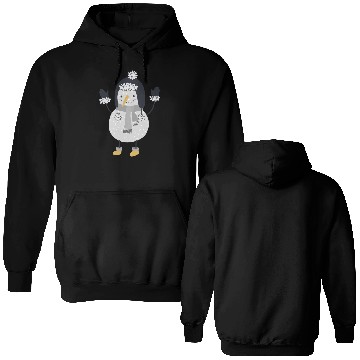 Discover snowman Double Sided Hoodies