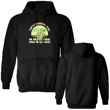 Discover Turtle Running Team Double Sided Hoodies