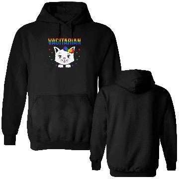 Discover vagitarian venom Double Sided Hoodies