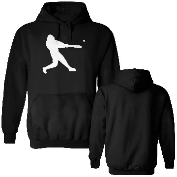 Discover Baseball Sport Bat Double Sided Hoodies