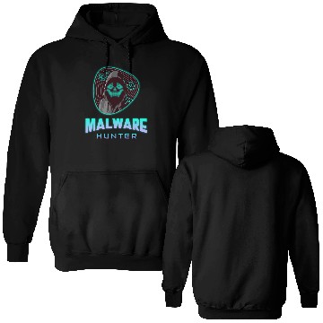 Discover Cyber Security - Malware Hunter Neon 2 Double Sided Hoodies