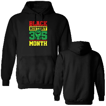 Discover BLACK HISTORY MONTH Double Sided Hoodies