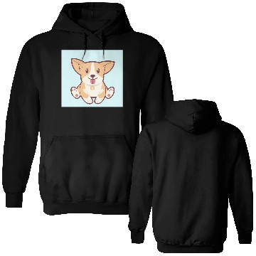 Discover Corgi 1 Double Sided Hoodies