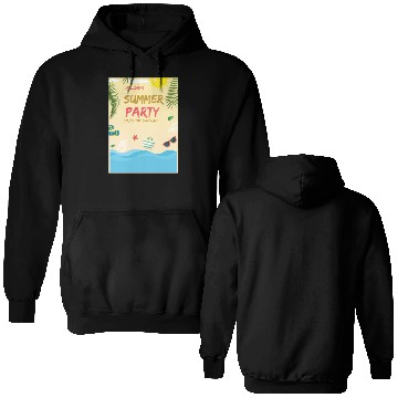 Discover Summer party Double Sided Hoodies