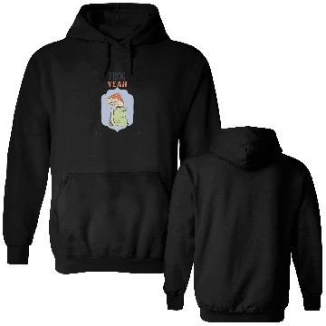 Discover FROG YEAH Funny Cute Frog Double Sided Hoodies