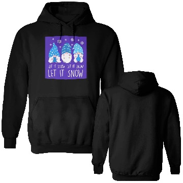 Discover Let It Snow Double Sided Hoodies