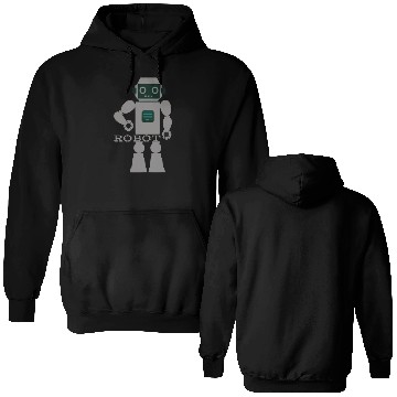 Discover ROBOT digital character. Double Sided Hoodies