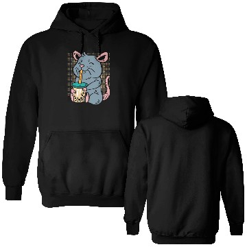 Discover Rat Bubble Tea Tea Lover Gift Double Sided Hoodies