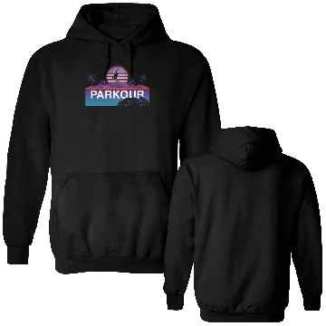 Discover Parkour Free Running Traceur 80s Double Sided Hoodies