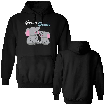 Discover Elephant - Großer Bruder Double Sided Hoodies