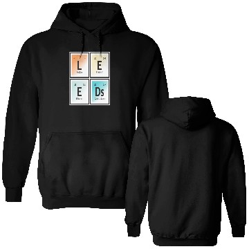 Discover Leeds | Periodic Table of Elements Double Sided Hoodies