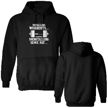 Discover Installing Workout Gym Lover Exercise Double Sided Hoodies