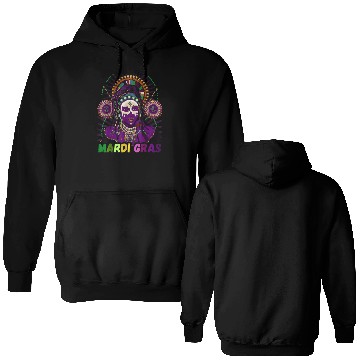 Discover Voodoo Queen Magic Mardi Gras Double Sided Hoodies