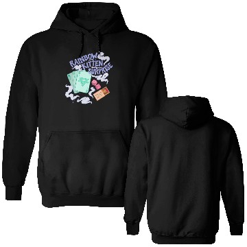 Discover rainbow kitten surprise Double Sided Hoodies