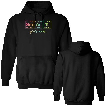 Discover SMART GIRLS ROCK - Elements Periodic Table Double Sided Hoodies