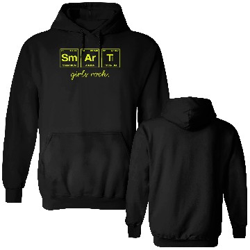 Discover SMART GIRLS ROCK - Elements Periodic Table Double Sided Hoodies