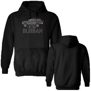 Discover BURBAN Midnight Black Double Sided Hoodies