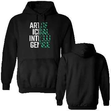 Discover AI Artificial Intelligence Futuristic Nerd Gift Double Sided Hoodies