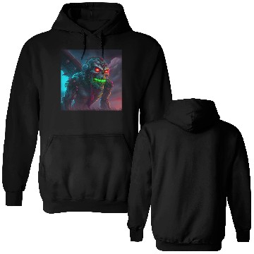 Discover ZOMBIE IRON MAIDEN (version 15) Double Sided Hoodies