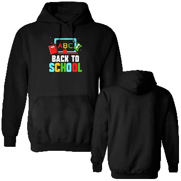 Discover Back To School Grade Pupil Teacher Double Sided Hoodies
