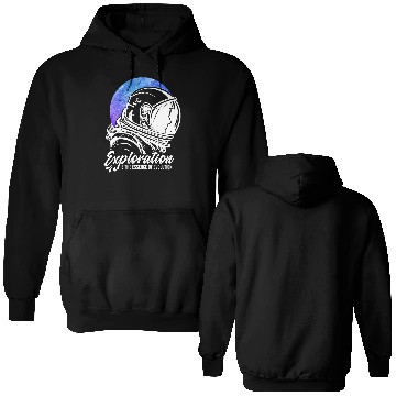 Discover Amusing Explorations Of Cheerful Astronauts Quote Double Sided Hoodies