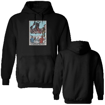 Discover Judgement by Krampus Double Sided Hoodies