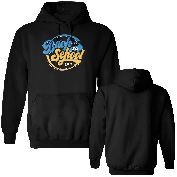 Discover Back To School Slogan Double Sided Hoodies