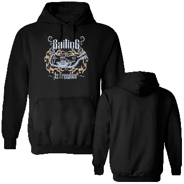Discover Sailing Is Freedom Double Sided Hoodies